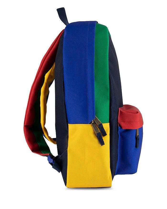 商品Ralph Lauren|Polo Kids Colorblocked Backpack,价格¥478,第4张图片详细描述