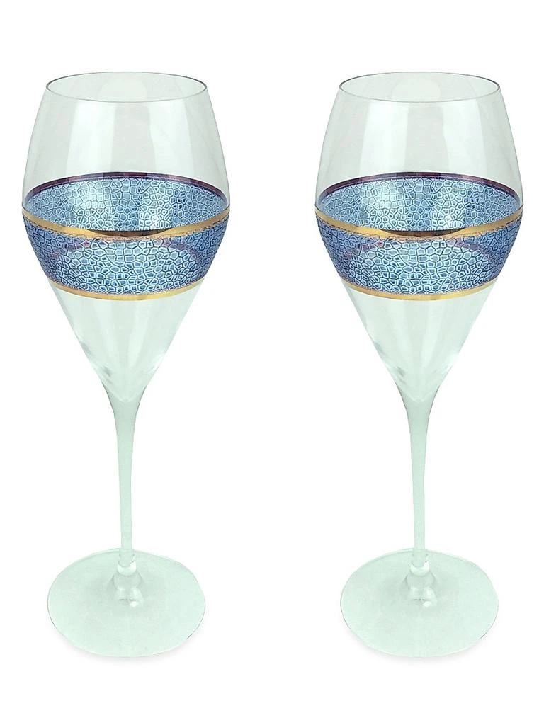 商品Michael Wainwright|Panthera Indigo 2-Piece Prosecco Glass Set,价格¥594,第1张图片