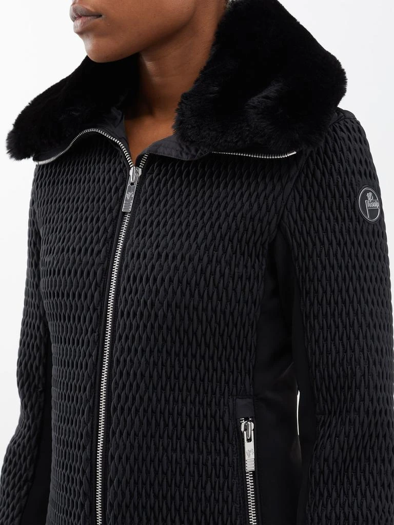 商品Fusalp|Montana Thindown faux-fur smocked ski jacket,价格¥12077,第3张图片详细描述