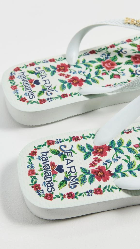 商品Havaianas|Havaianas x Farm Rio Flower Tapestry Flip Flops,价格¥287,第3张图片详细描述