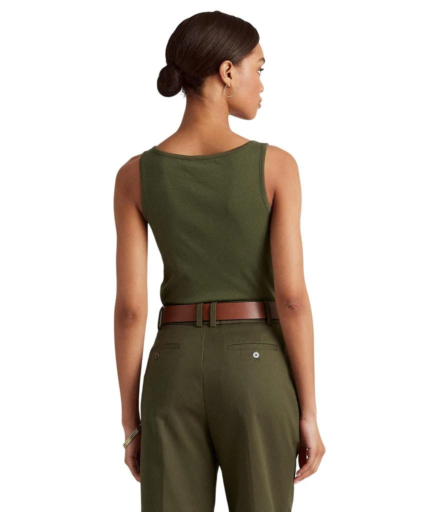商品Ralph Lauren|Petite Cotton-Blend Tank Top,价格¥255,第2张图片详细描述