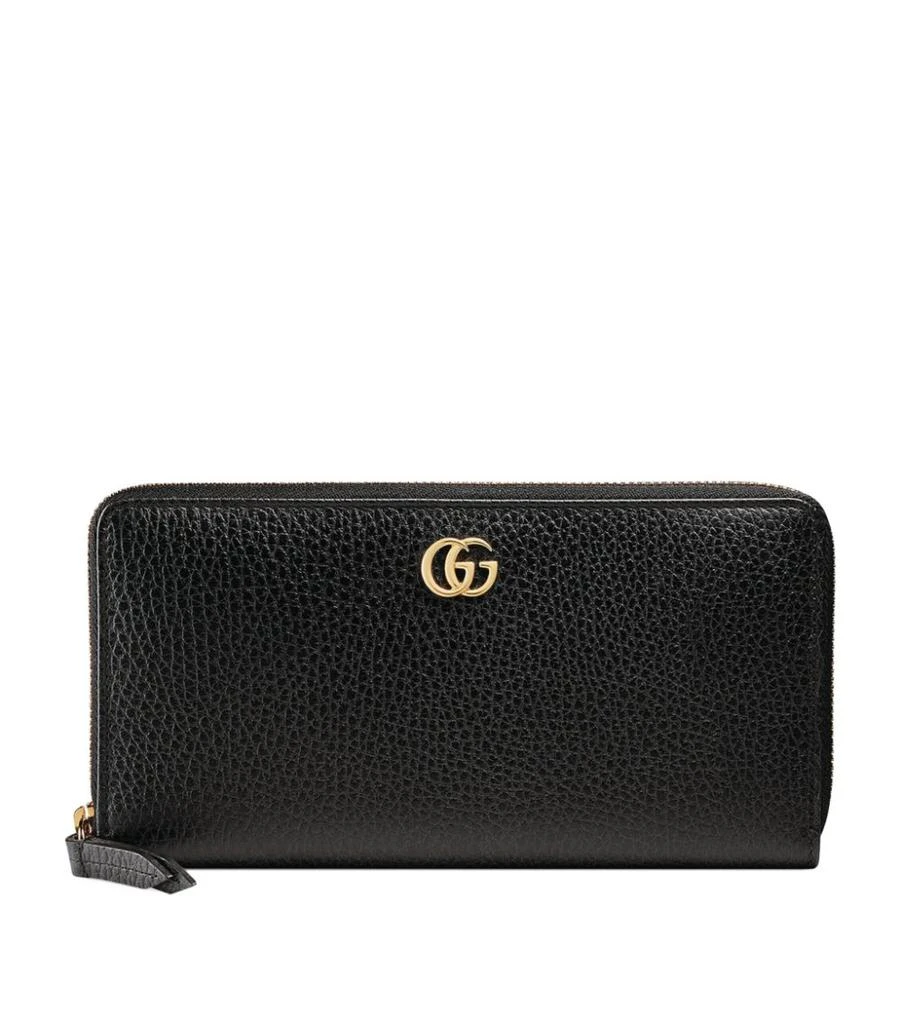 商品Gucci|Leather Double G Wallet,价格¥4557,第1张图片
