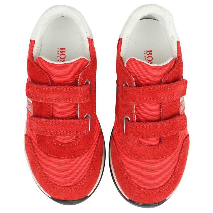 商品Hugo Boss|Bright Red Infant Trainers,价格¥347-¥364,第6张图片详细描述