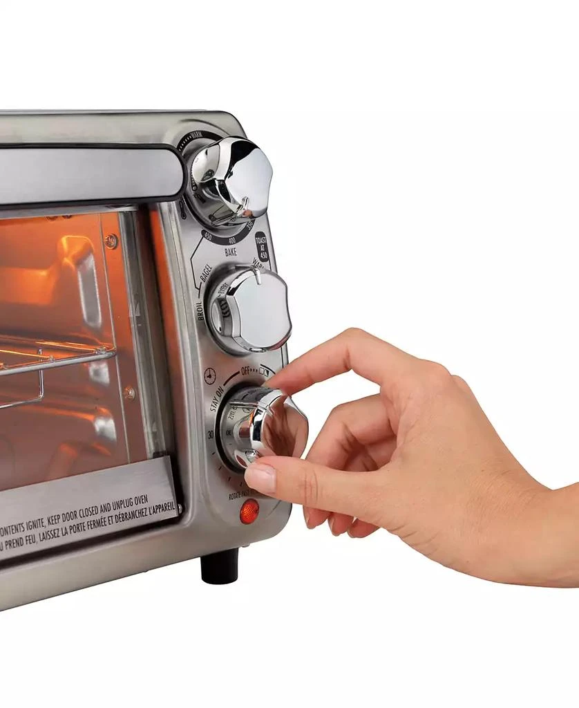 商品Hamilton Beach|4 Slice Toaster Oven,价格¥529,第5张图片详细描述