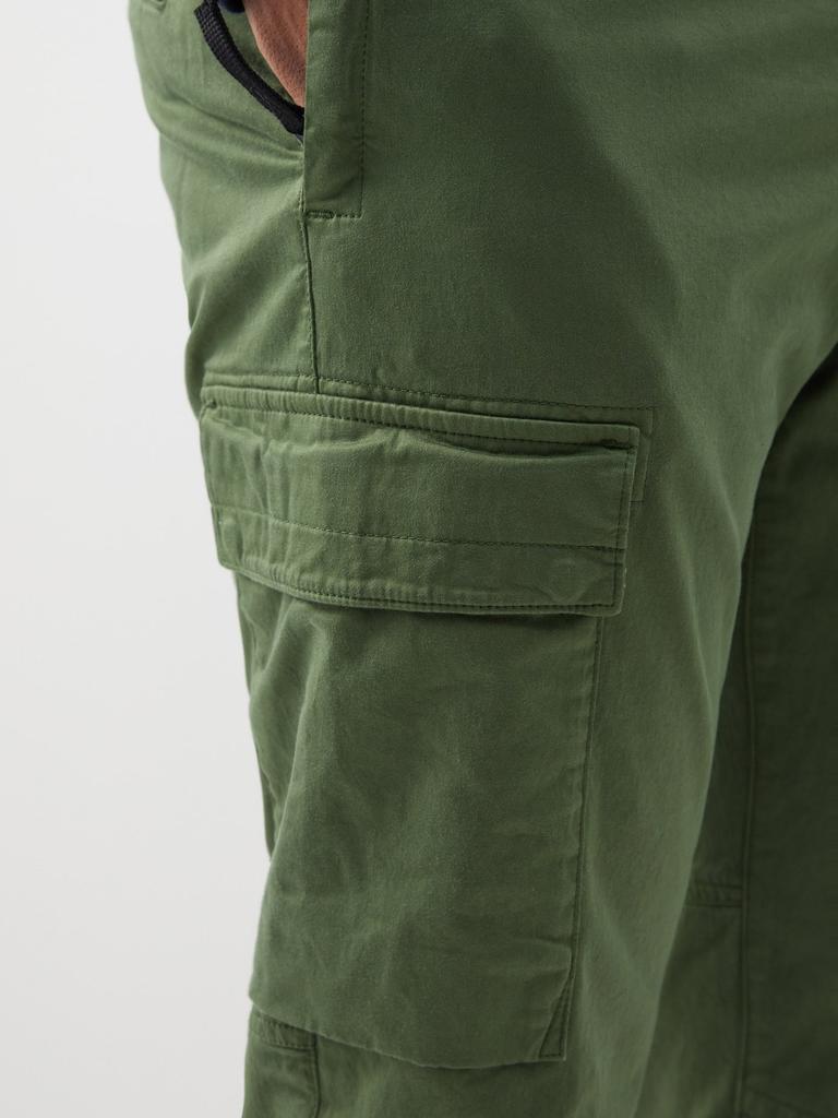 Cotton-blend twill cargo trousers商品第4张图片规格展示