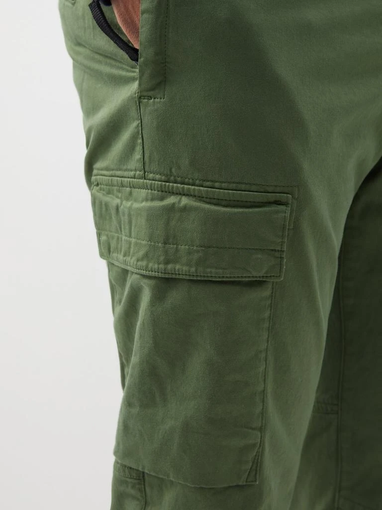 商品Stone Island|Cotton-blend twill cargo trousers,价格¥3318,第4张图片详细描述