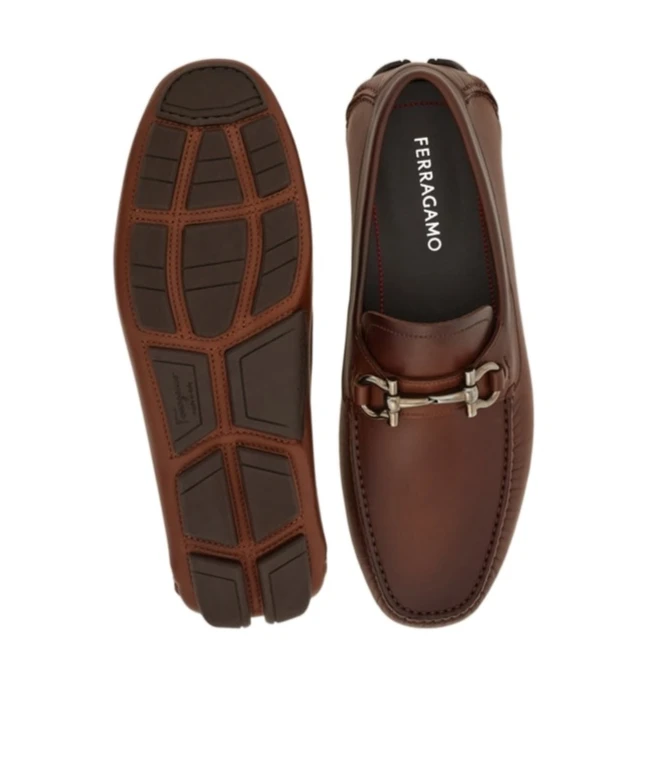 商品【商品预售7天】 Salvatore Ferragamo|Salvatore Ferragamo 男士商务休闲鞋 02C398778795 棕色,价格¥4541,第5张图片详细描述
