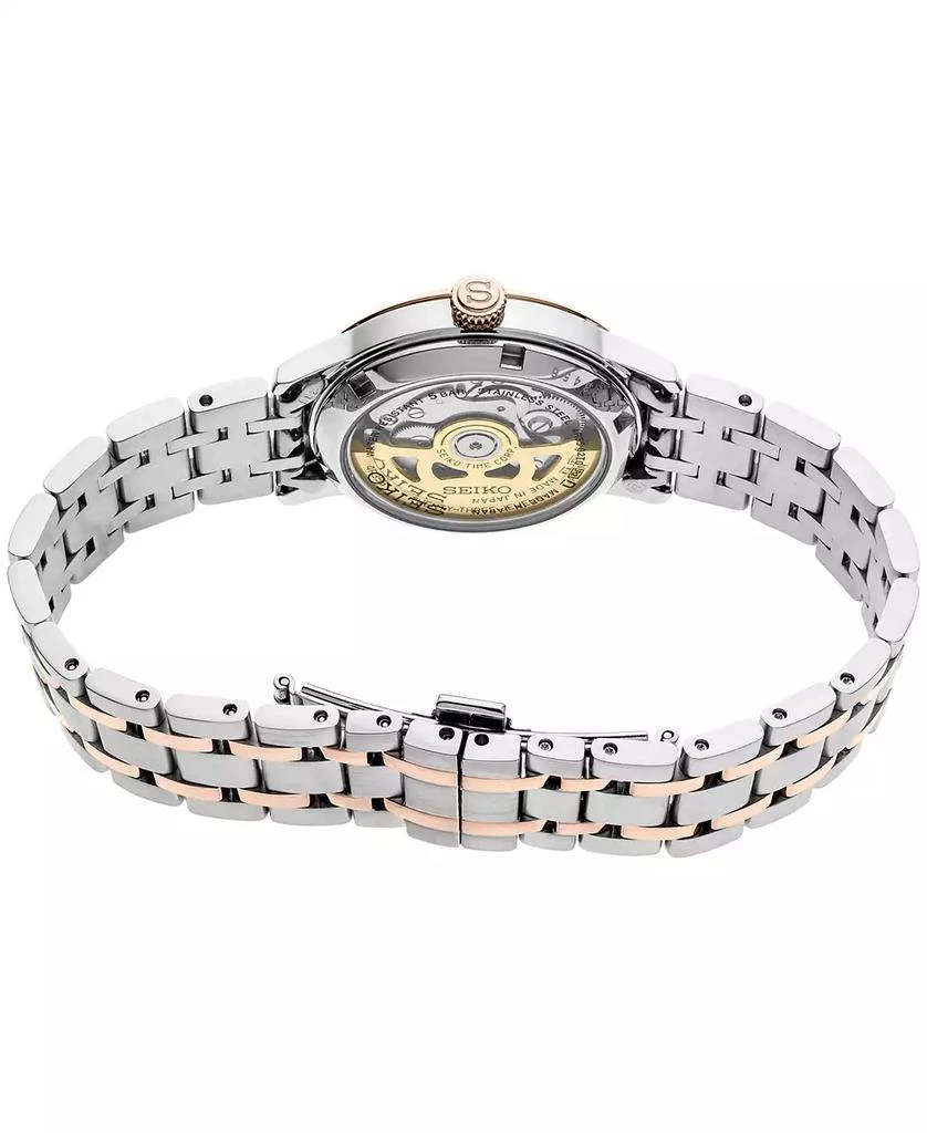 商品Seiko|Women's Automatic Presage Two-Tone Stainless Steel Bracelet Watch 34mm,价格¥3990,第3张图片详细描述