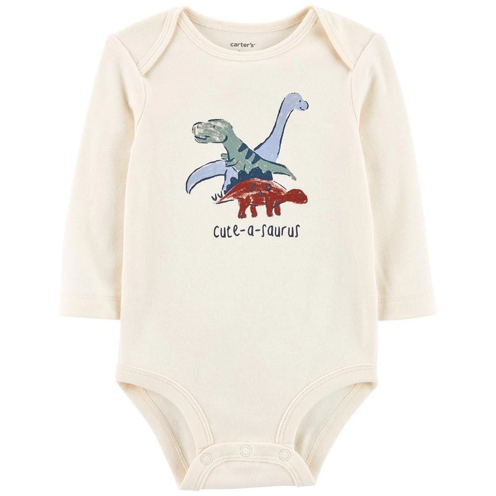 商品Carter's|Baby Boys Collectible Long Sleeve Bodysuit,价格¥54,第1张图片