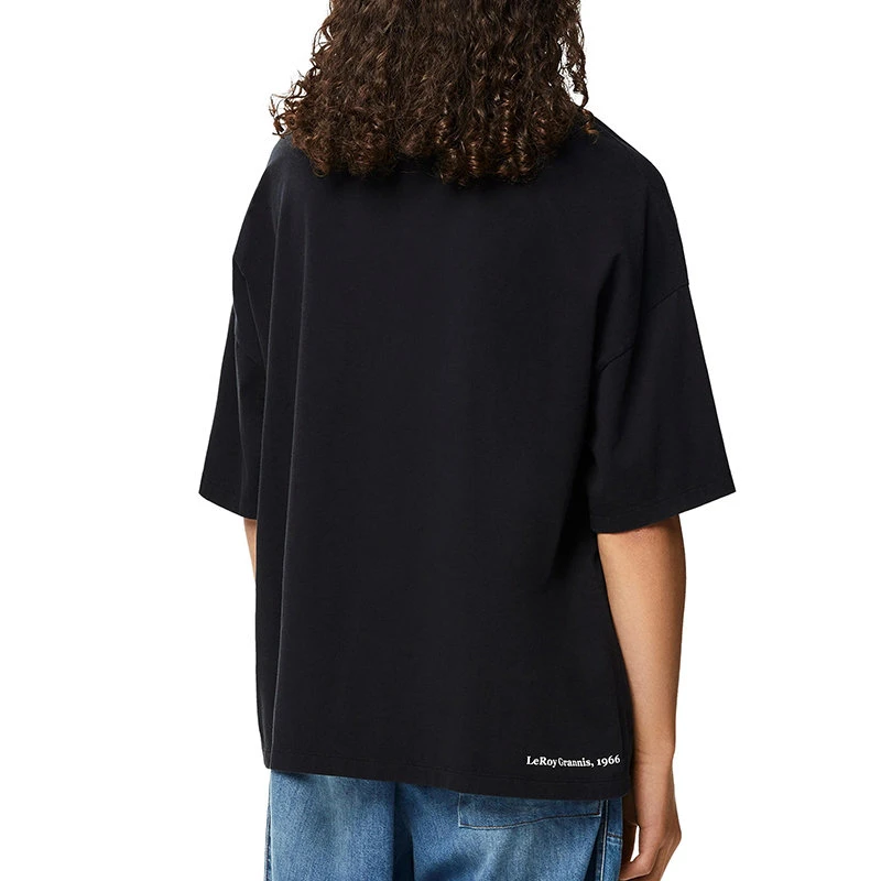 商品Loewe|【预售3-7天】LOEWE/罗意威 22年春夏新款 男士深绿色/蓝色纯棉冲浪印花短袖T恤H616Y22X41-1501,价格¥3112,第6张图片详细描述