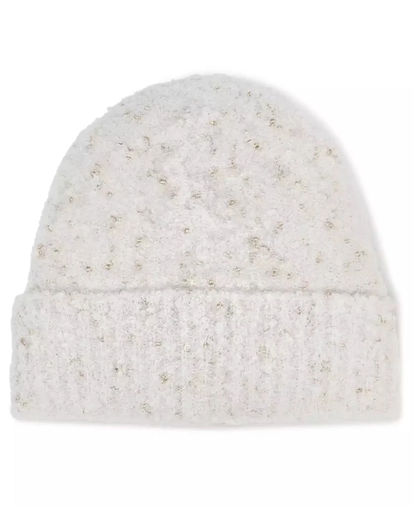 商品Calvin Klein|Women's Metallic Knit Beanie Hat,价格¥299,第2张图片详细描述