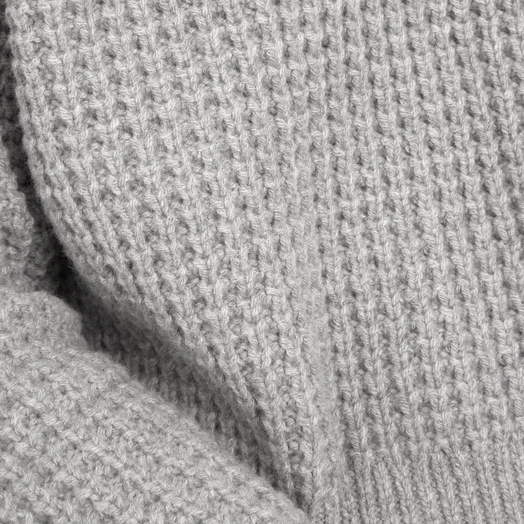 华夫格纹圆领羊毛衫 商品