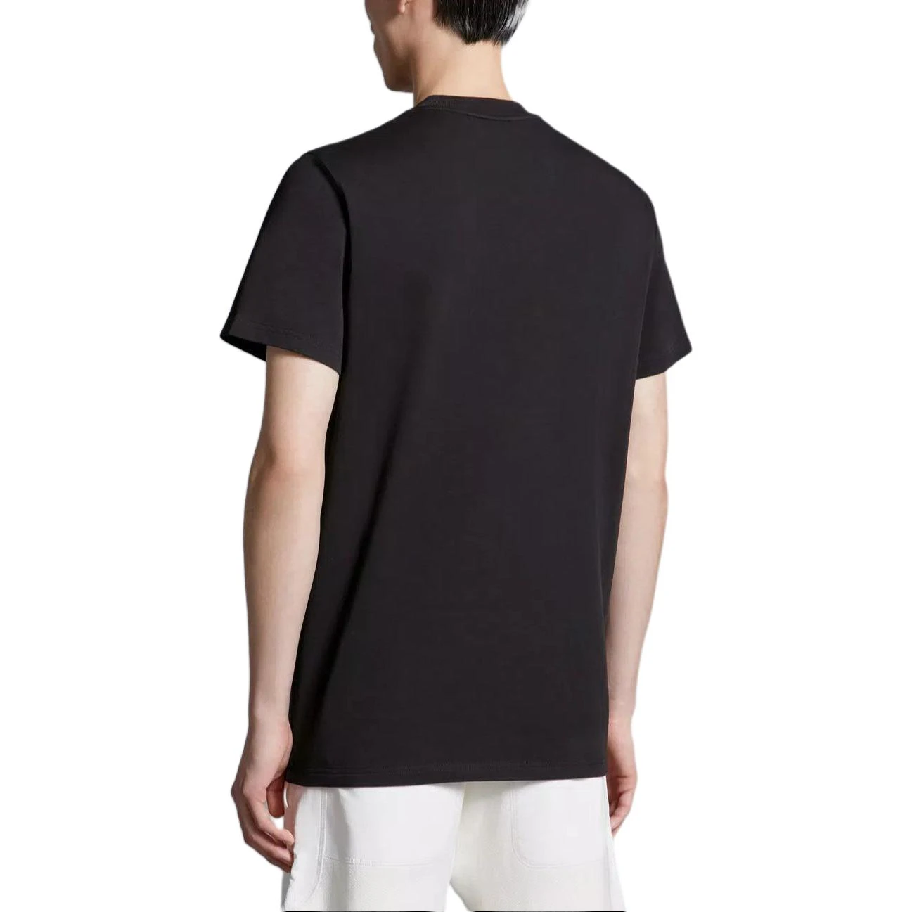 商品[国内直发] Moncler|盟可睐 SS24 印花Logo圆领短袖套头T恤 男款 黑色,价格¥2670,第4张图片详细描述