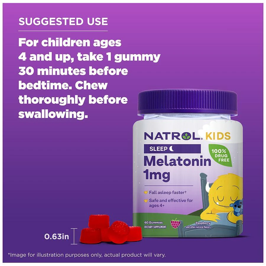 Melatonin 1 mg Gummies Raspberry 商品