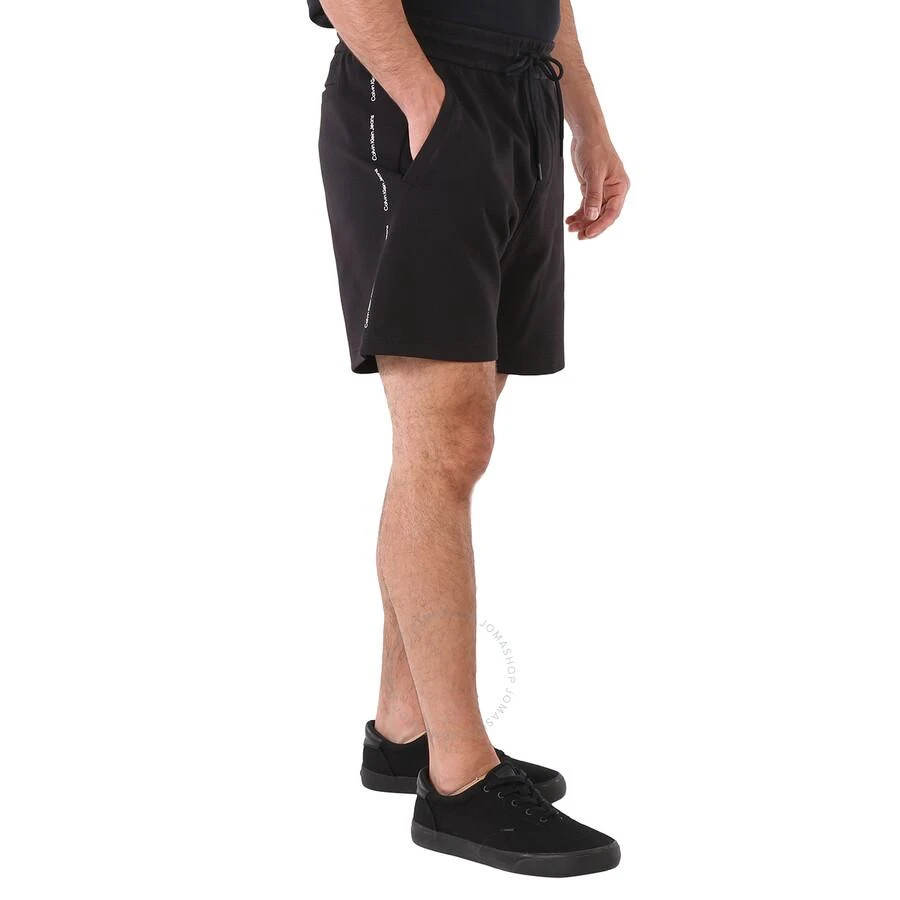 商品Calvin Klein|Men's Black Repeat Logo Shorts,价格¥250,第2张图片详细描述