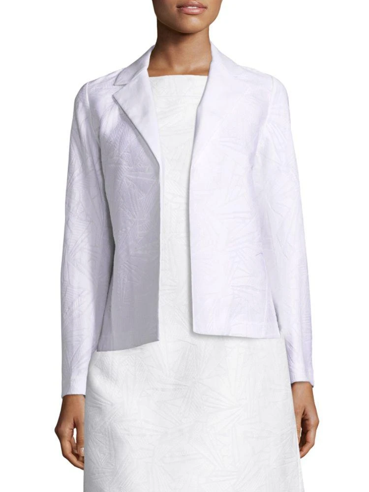 商品Lafayette 148 New York|Milena Cotton and Silk Jacquard Jacket,价格¥718,第1张图片