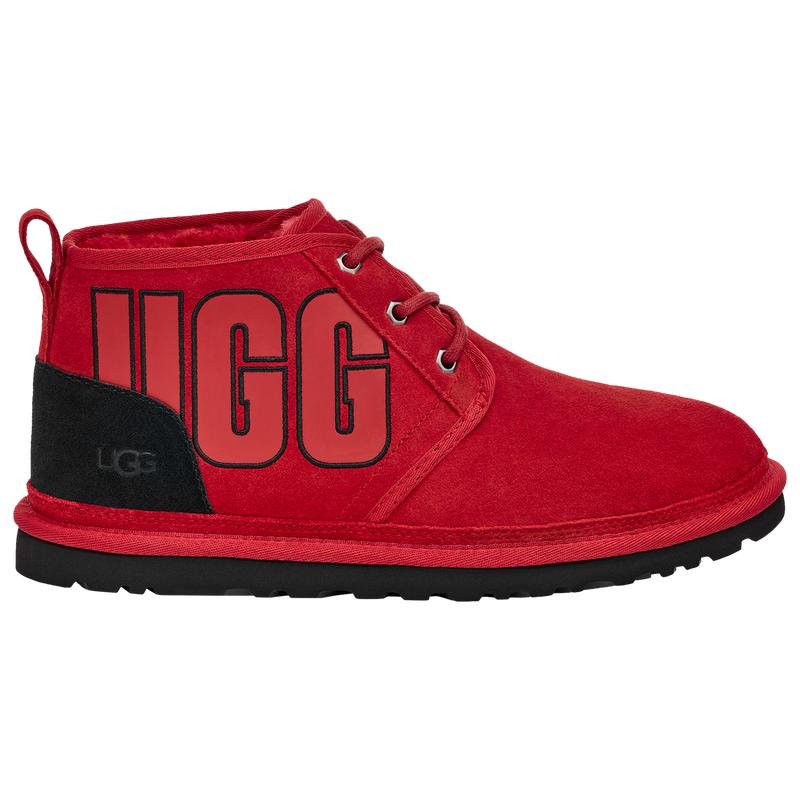 UGG Neumel II Graphic Spell Out Red Logo Ankle Chukka Comfy Suede Boots Men\'s 9 UGG Neumel II Graphic Spell Out Chukka Boots Mens Size 7  main image 2