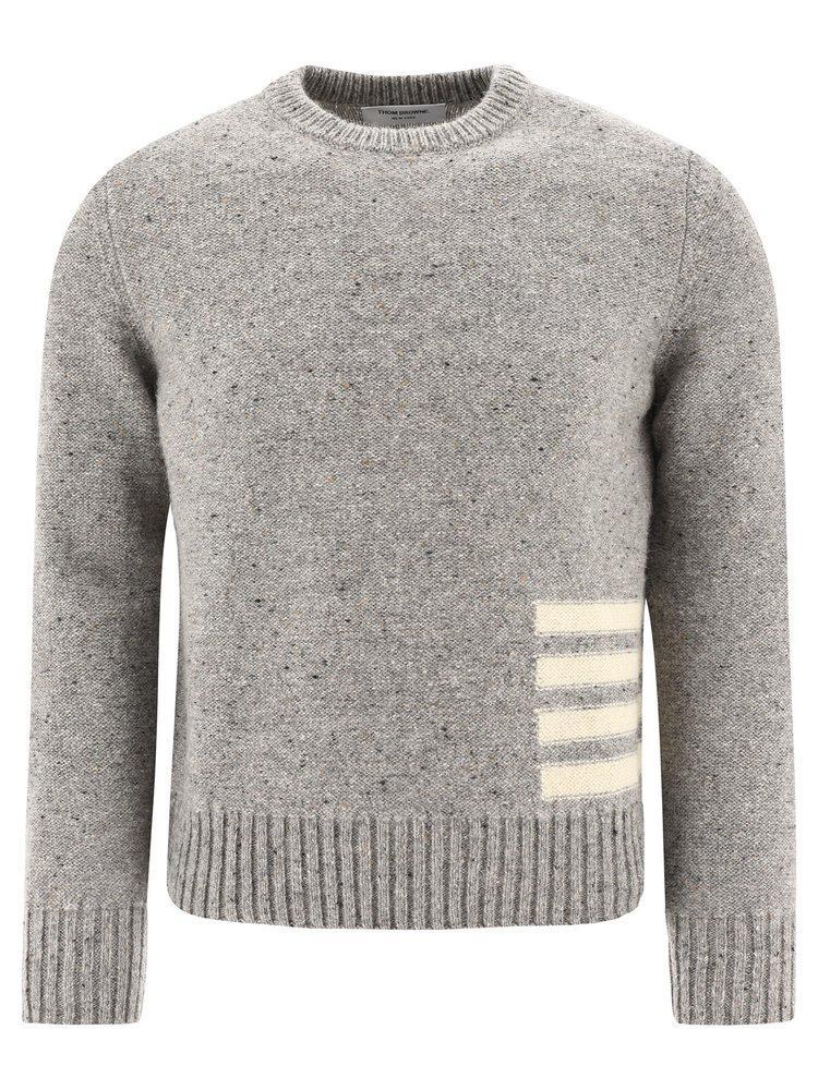 商品Thom Browne|Thom Browne 4-Bar Crewneck Sweater,价格¥4871-¥5061,第1张图片