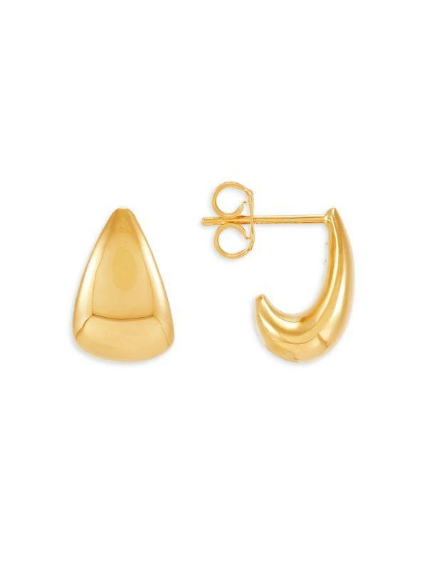 商品Saks Fifth Avenue|14K Yellow Gold J Half Hoop Earrings,价格¥2321,第1张图片