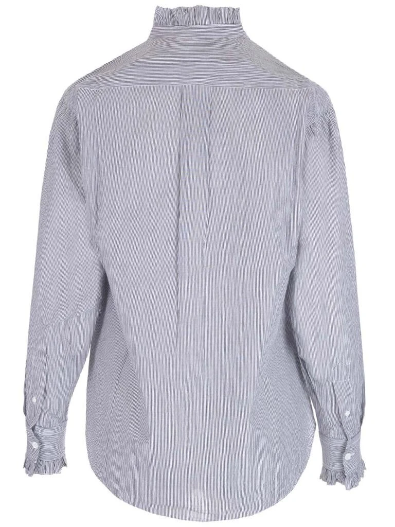 商品Isabel Marant Étoile|Isabel Marant Étoile Stripe Ruffle-Detail Shirt,价格¥1514,第2张图片详细描述
