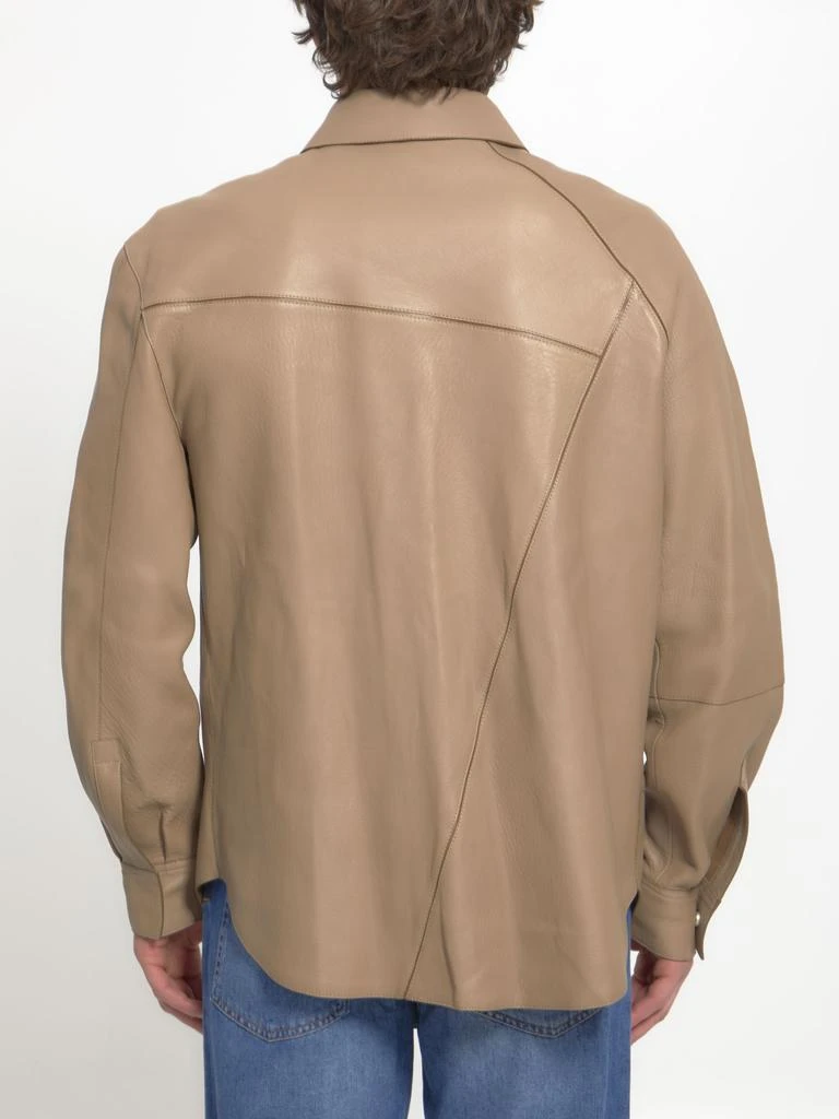 商品Loewe|Puzzle shirt in leather,价格¥17334,第3张图片详细描述