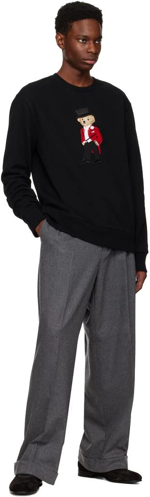 商品Ralph Lauren|Black Polo Bear Crewneck,价格¥3532,第4张图片详细描述