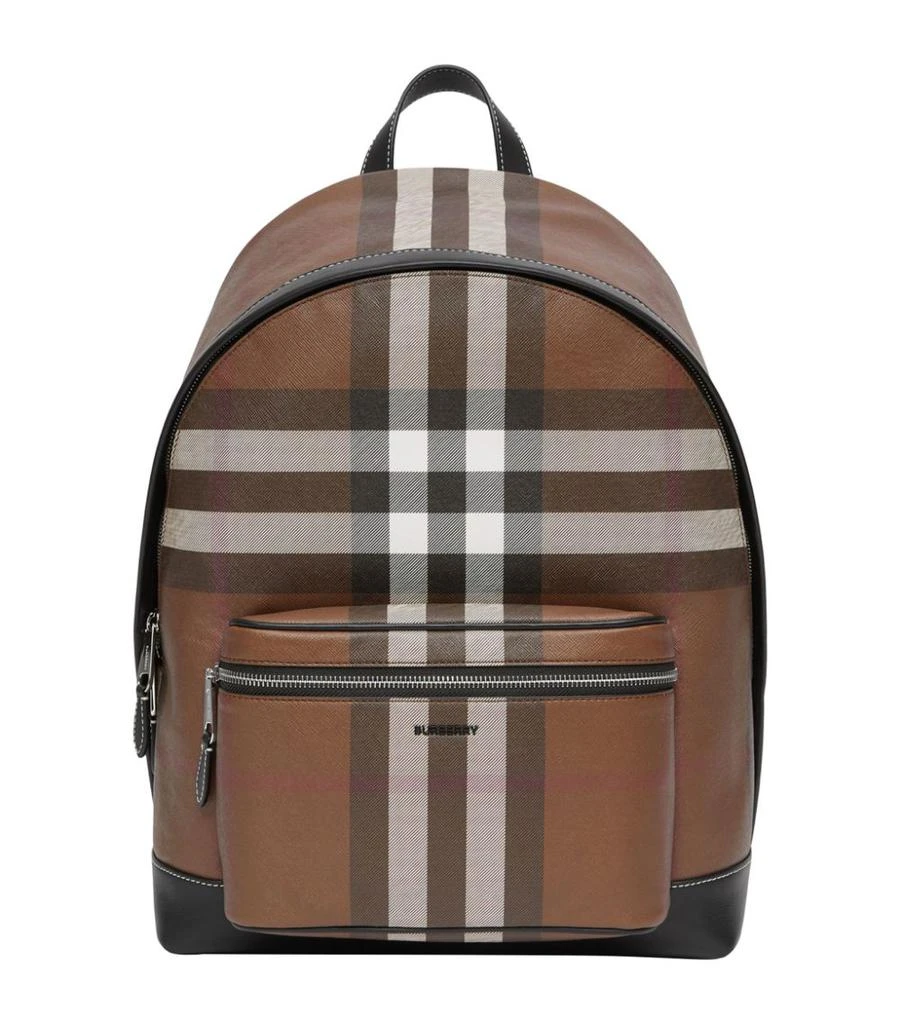 商品Burberry|Check Backpack,价格¥10034,第1张图片