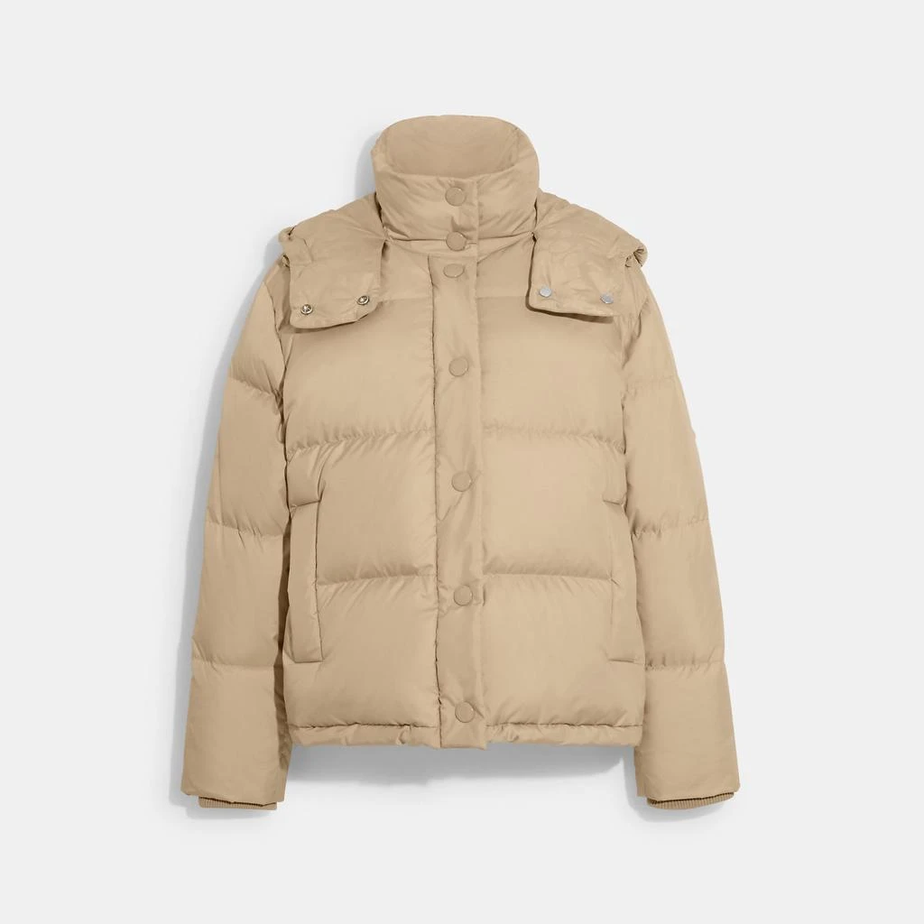 商品Coach|Coach Outlet Short Down Puffer,价格¥1682,第4张图片详细描述