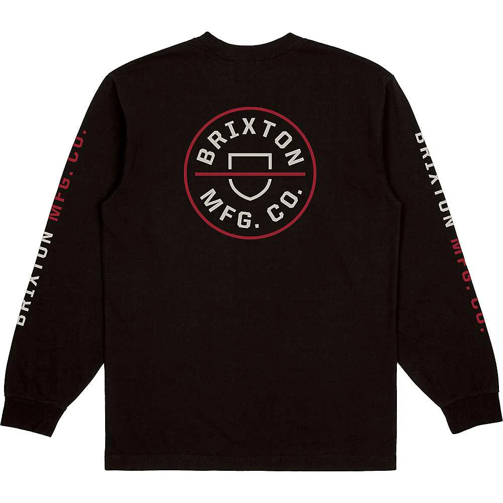 商品Brixton|Brixton Men's Crest L/S Standard Tee,价格¥158,第2张图片详细描述