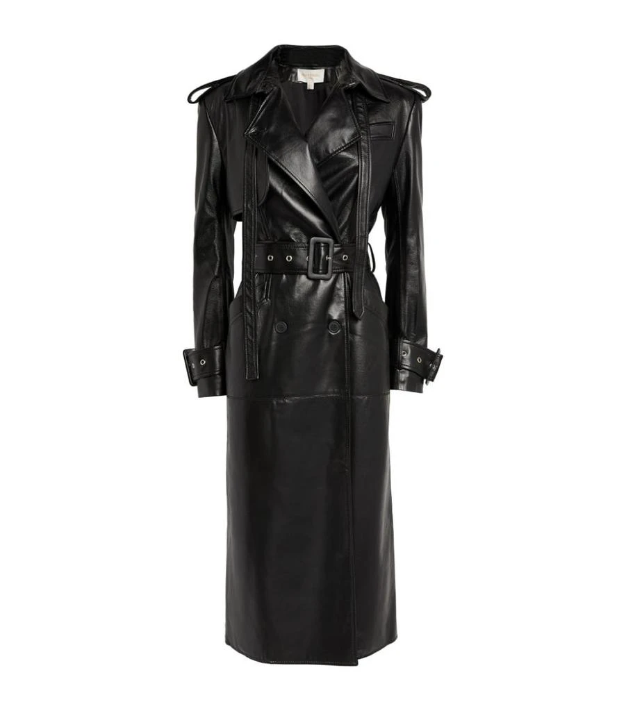 商品MATÉRIEL|Faux Leather Trench Coat,价格¥5815,第1张图片