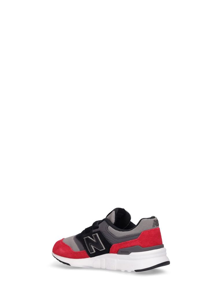 Bb Leather & Mesh Strap Sneakers商品第3张图片规格展示