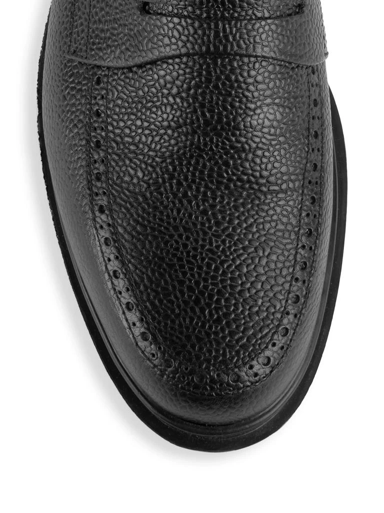 商品Thom Browne|Leather Penny Loafers,价格¥2604,第4张图片详细描述
