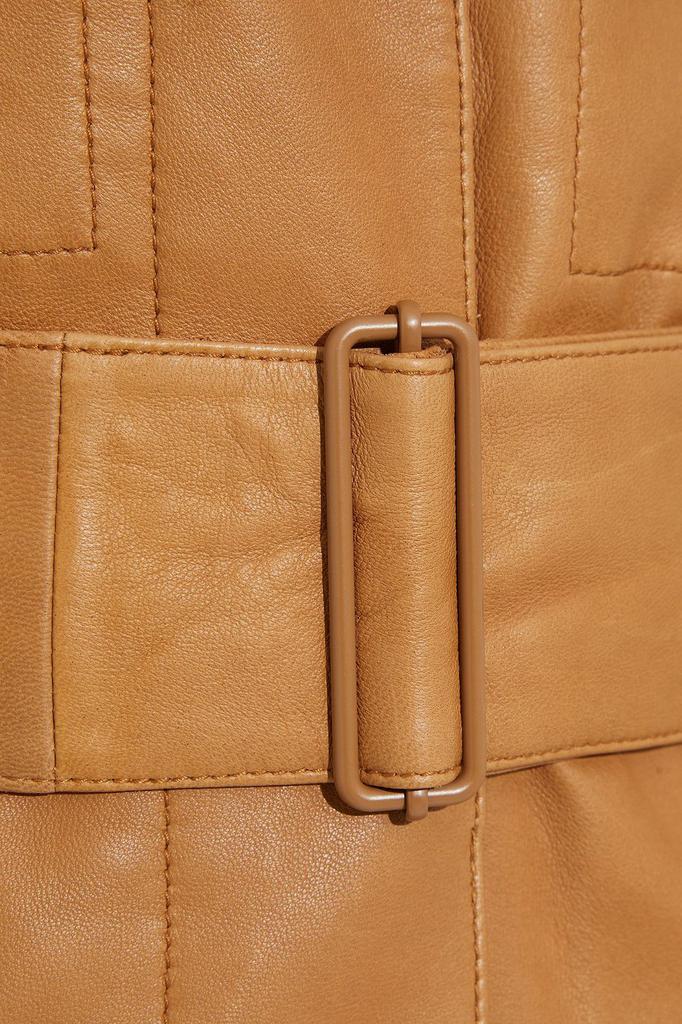 Belted leather jacket商品第4张图片规格展示