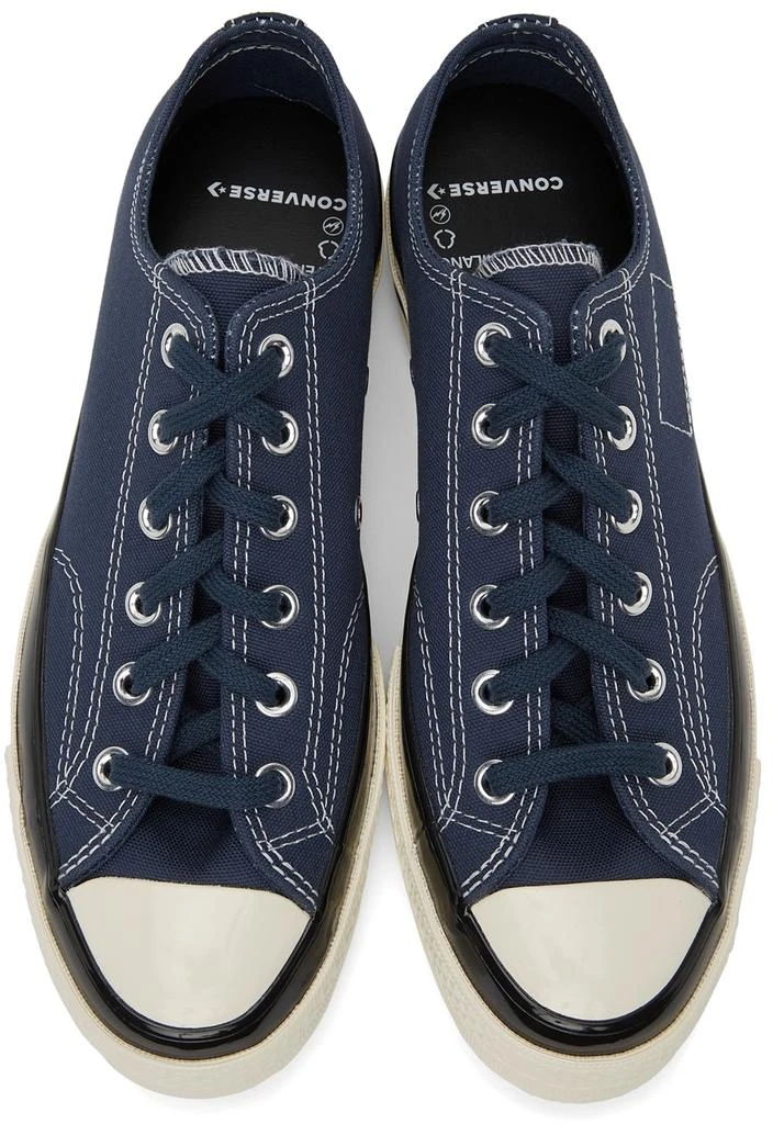 商品Moncler|7 Moncler FRGMT Hiroshi Fujiwara Converse Navy Fraylor III Chuck 70 Sneakers,价格¥1238,第5张图片详细描述