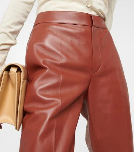 商品Chloé|皮革高腰裤装,价格¥16201,第4张图片详细描述