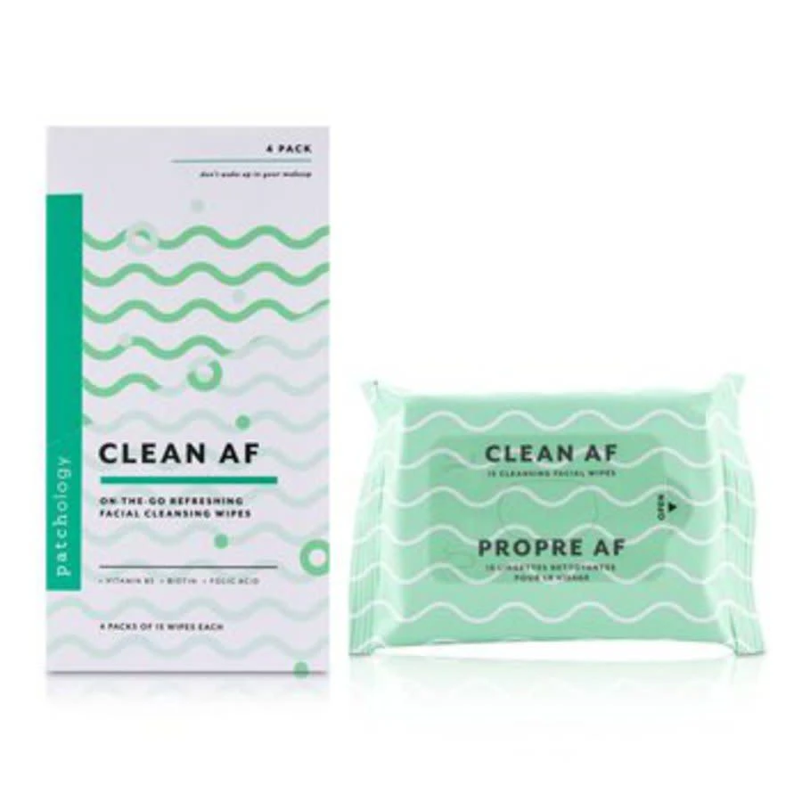 商品Patchology|Ladies Clean AF On-The-Go Refreshing Facial Cleansing Wipes Skin Care 818262020472,价格¥238,第1张图片