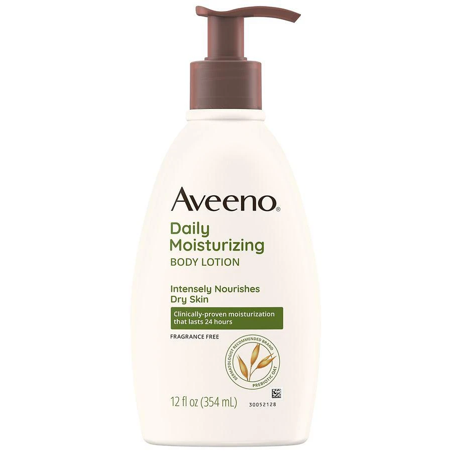 商品Aveeno|Daily Moisturizing Lotion with Oat for Dry Skin Fragrance Free,价格¥87,第1张图片