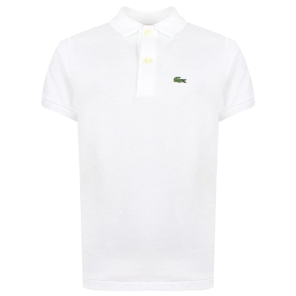 商品Lacoste|White Small Logo Short Sleeve Polo Shirt,价格¥173,第1张图片