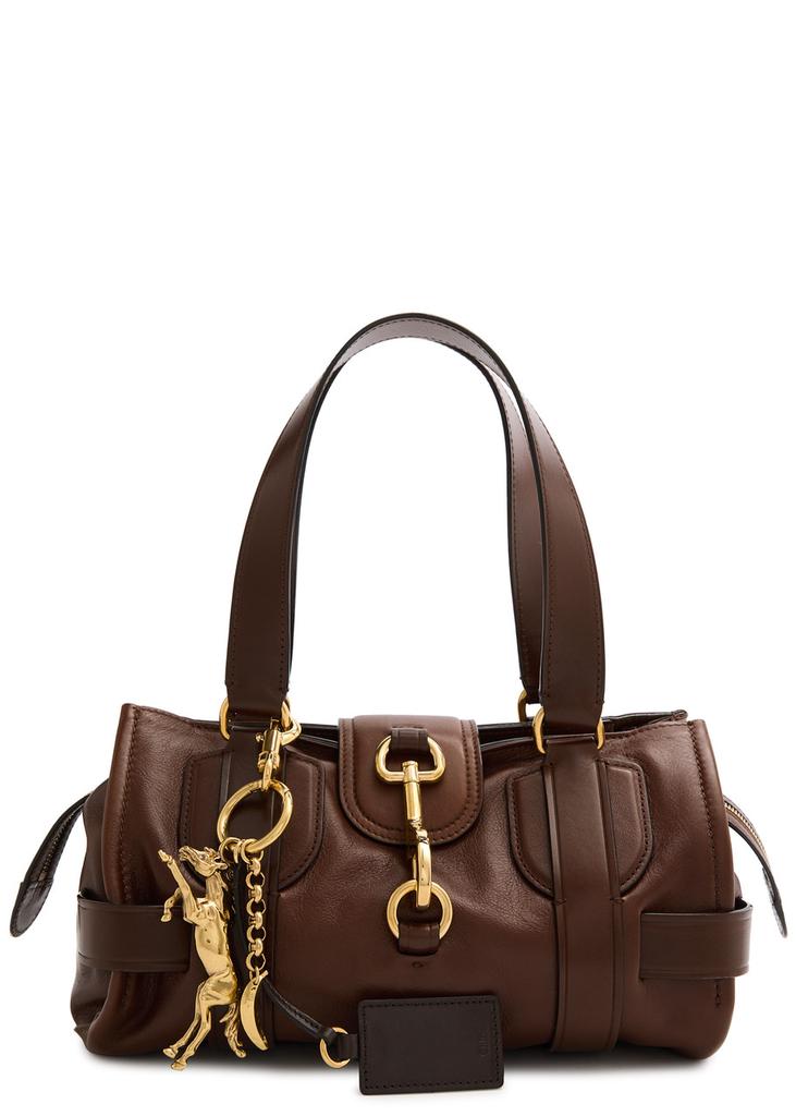 ショルダーバッグ・ポシェット CHLOE BAG KERALA 25 Chloé Kerala 25 Shoulder Bag in Soft Leather in Black navy