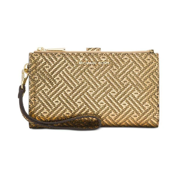 商品Michael Kors|MICHAEL  Adele Double-Zip iPhone 7 Plus Wristlet,价格¥393,第1张图片