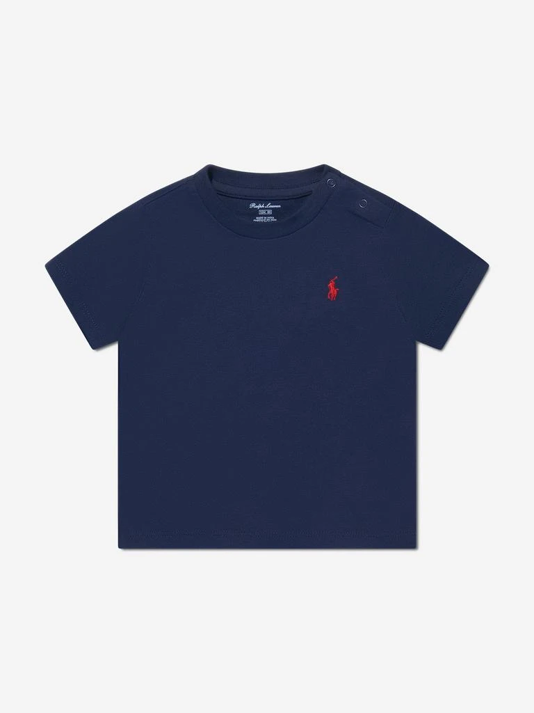 商品Ralph Lauren|Baby Boys Cotton Jersey Logo T-Shirt,价格¥362,第1张图片