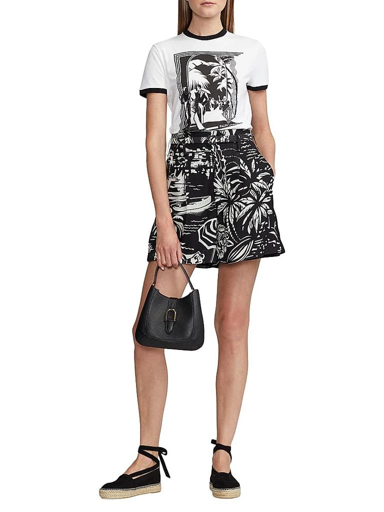商品Ralph Lauren|Welington Calfskin Mini Shoulder Bag,价格¥14847,第2张图片详细描述