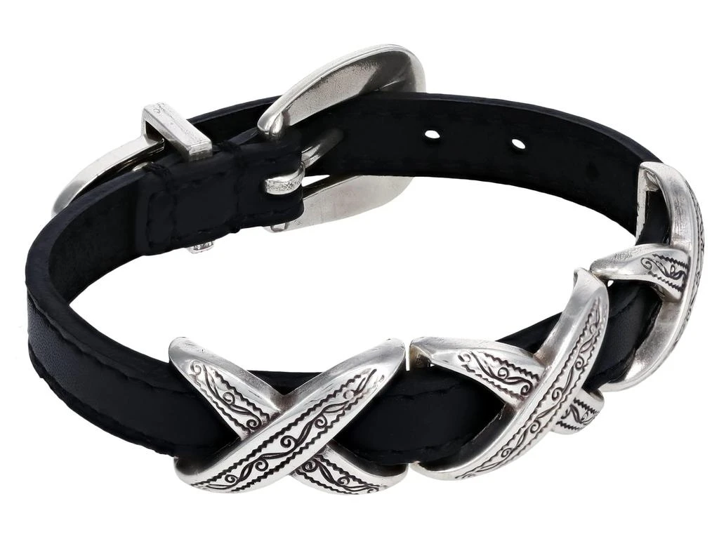商品Brighton|Kriss Kross Etched Bandit Bracelet,价格¥391,第1张图片