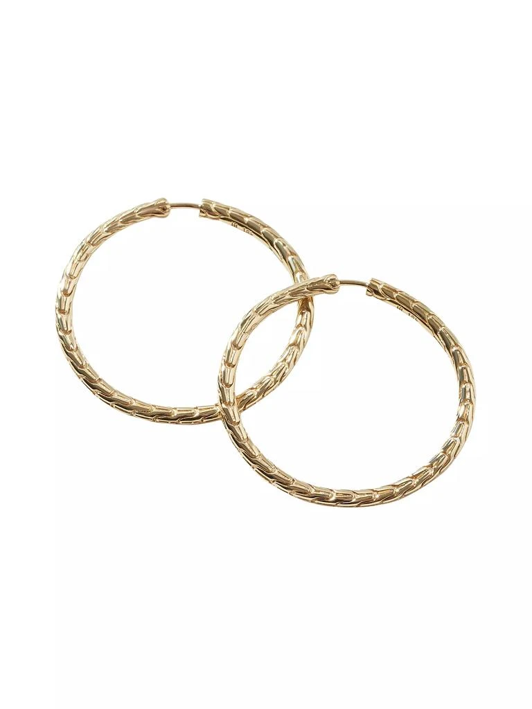 商品John Hardy|Classic Chain 18K Gold Hoops,价格¥21520,第3张图片详细描述