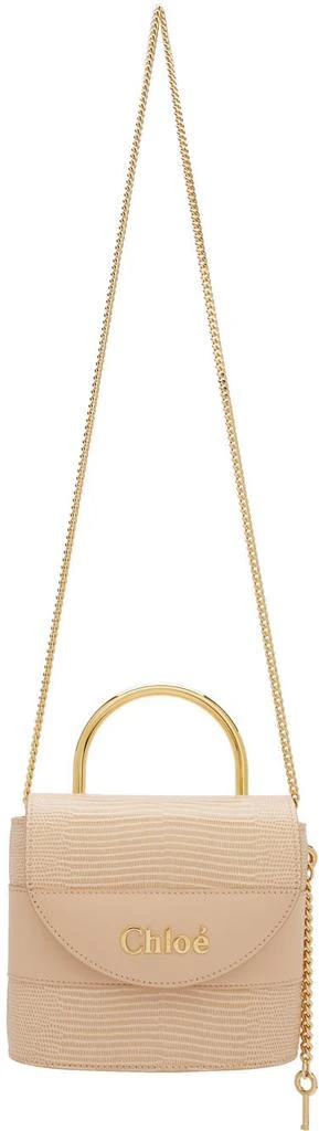 商品Chloé|Pink Small Aby Lock Chain Bag,价格¥8719,第1张图片