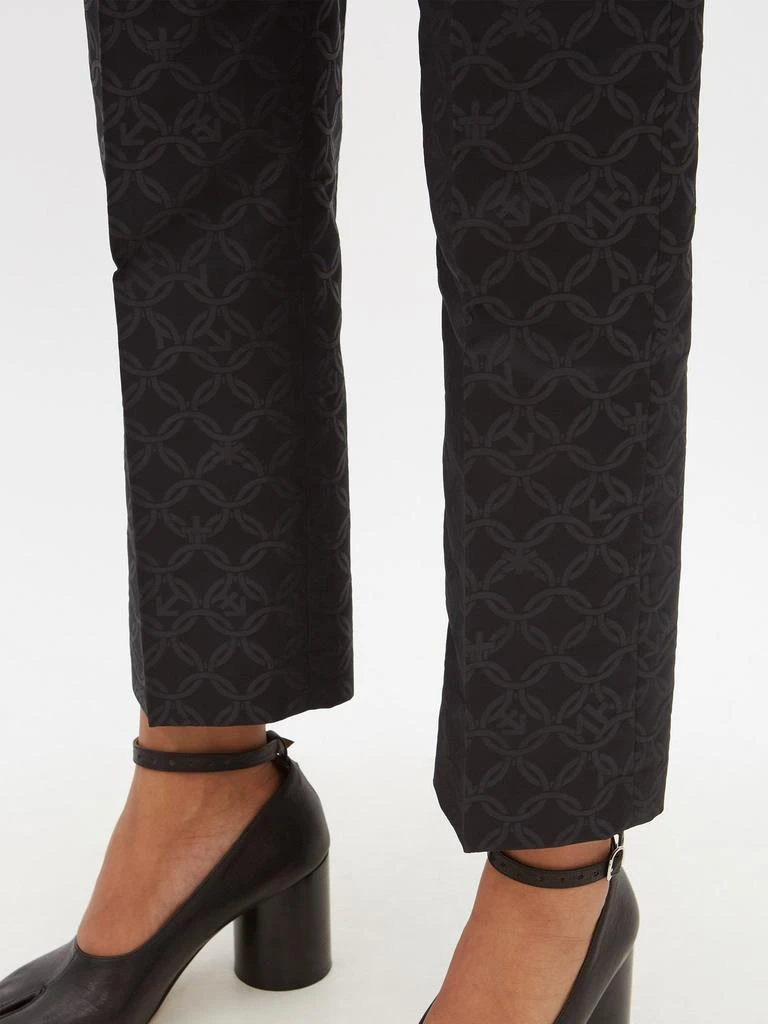 商品Charles Jeffrey Loverboy|They Them geometric-jacquard twill suit trousers,价格¥2366,第3张图片详细描述