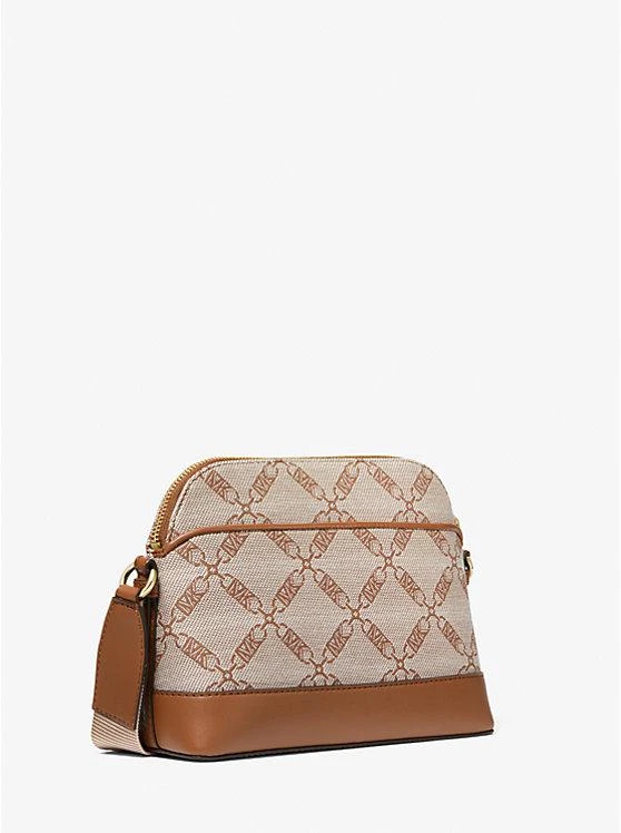 商品Michael Kors|Jet Set Large Empire Logo Jacquard Dome Crossbody Bag,价格¥676,第3张图片详细描述