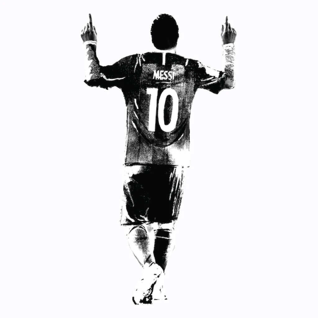 Messi Silhouette Kid's T-Shirt 商品