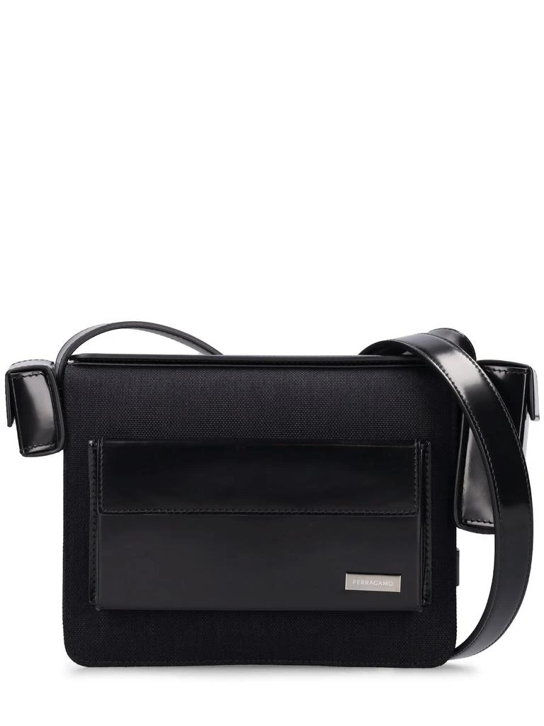 商品Salvatore Ferragamo|Leather & Nylon Crossbody Bag,价格¥15249,第1张图片
