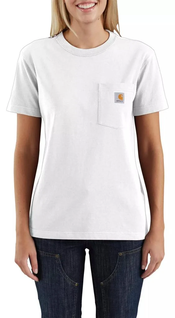 商品Carhartt|Carhartt Women's WK87 Workwear Pocket SS T-Shirt,价格¥168,第1张图片